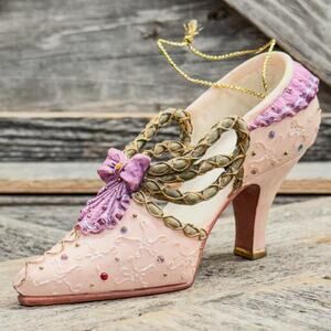 Vintage Victorian Princess Heel w/ Jewels-"Just The Right Shoe" Decor/Ornament